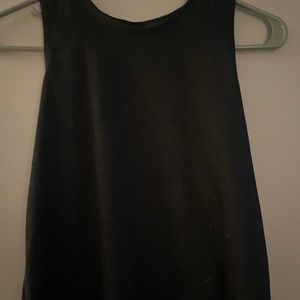 black tank top
